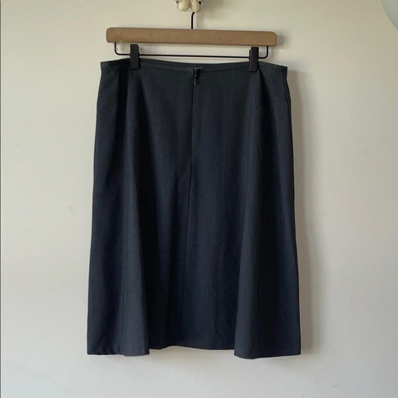 Calvin Klein Gray Knee-Length Pencil Skirt Work - Picture 4 of 4